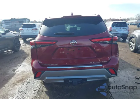 2021 Toyota Highlander Platinum from USA, damaged, VIN 5TDFZRBHXMS144360